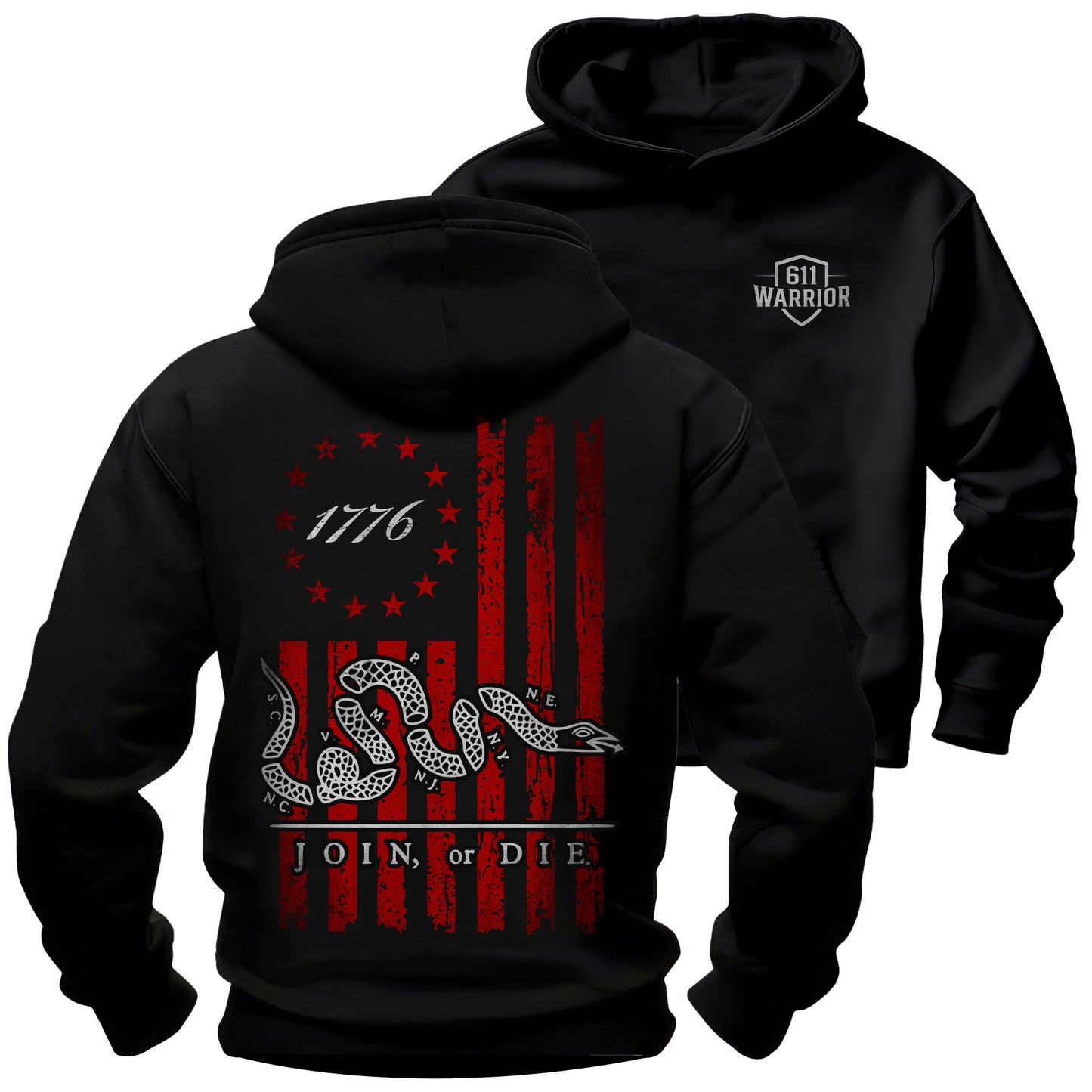 Join Or Die T-Shirt "1776" Rattlesnake