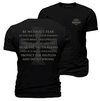 Be Without Fear Warrior Creed T-Shirt