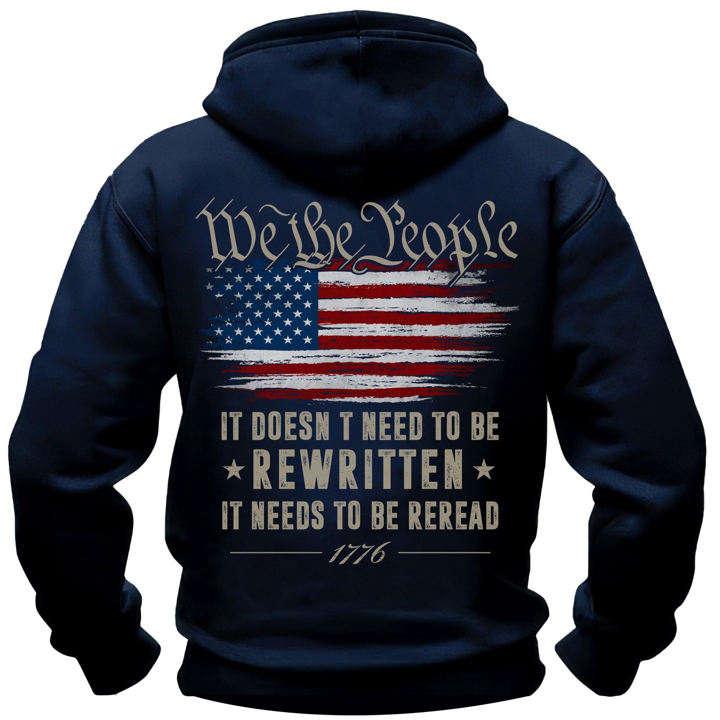 We The People Constitution American Flag Hoodie