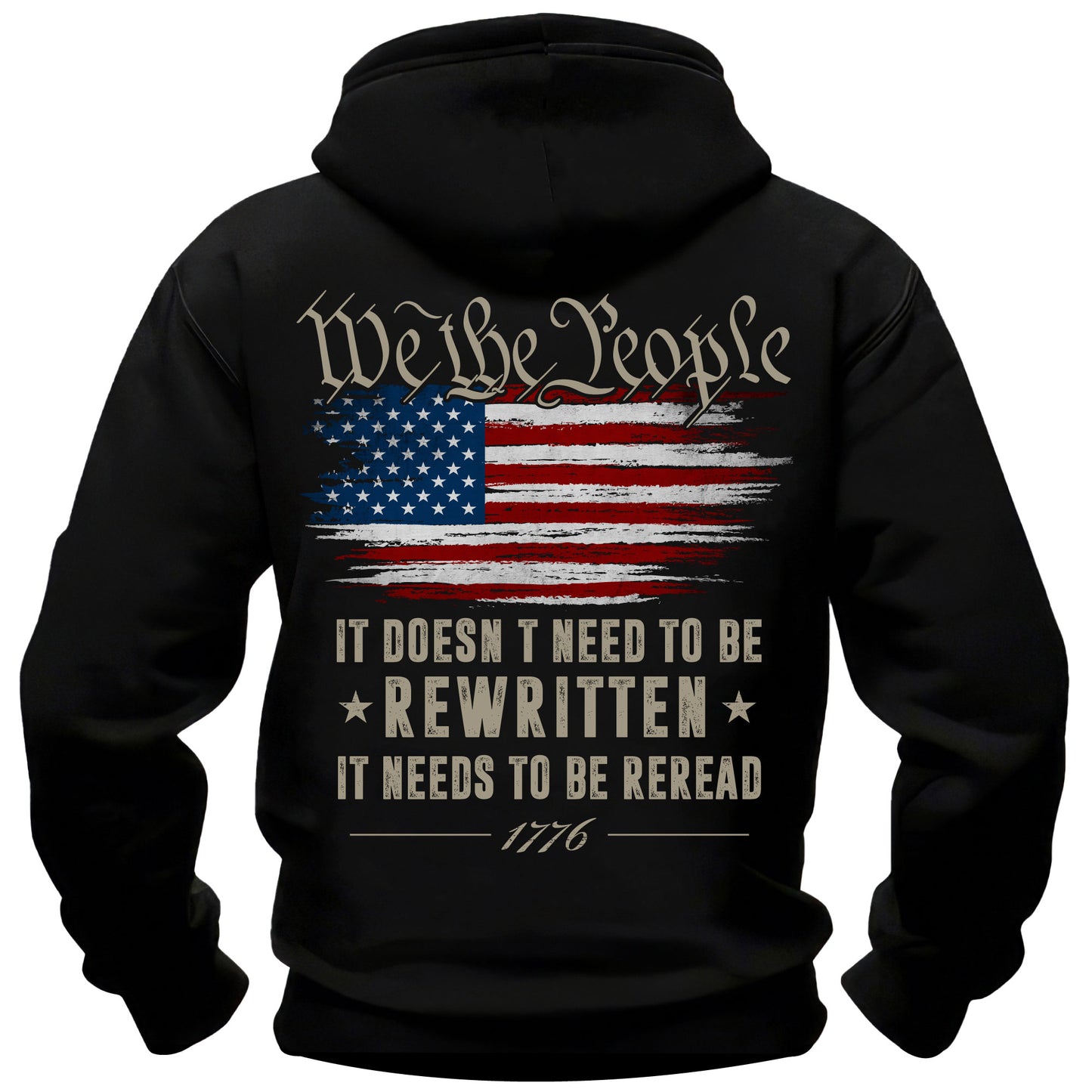 We The People Constitution American Flag Hoodie