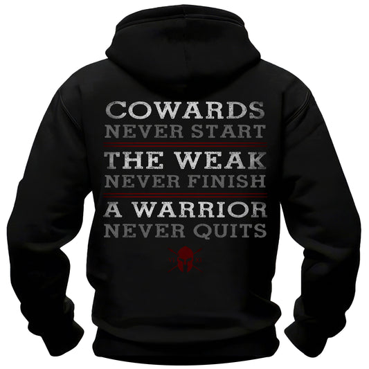 A Warrior Never Quits Hoodie