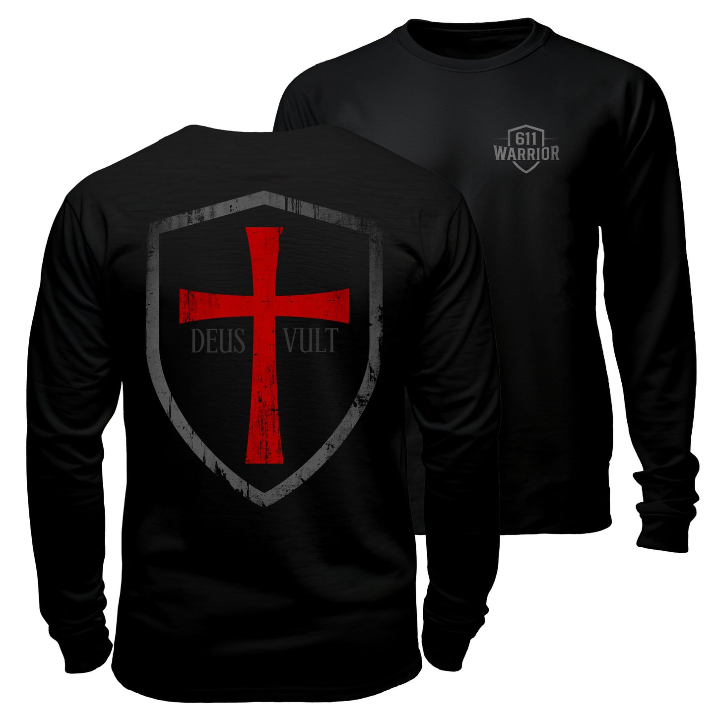 Cross Shield Deus Vult T-Shirt