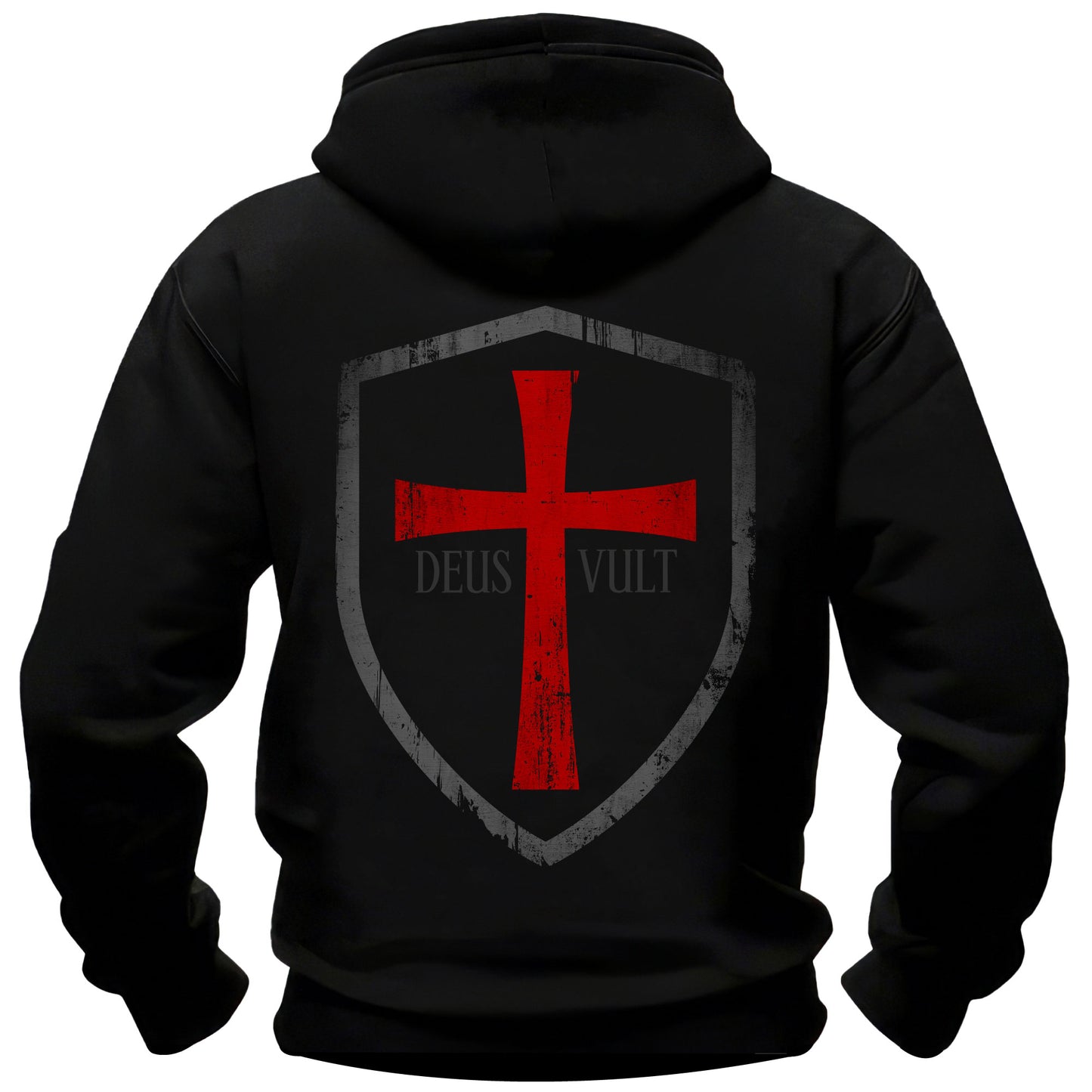 Cross Shield Deus Vult Hoodie