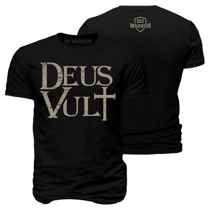 Deus Vult T-Shirt Graphic Tee V2