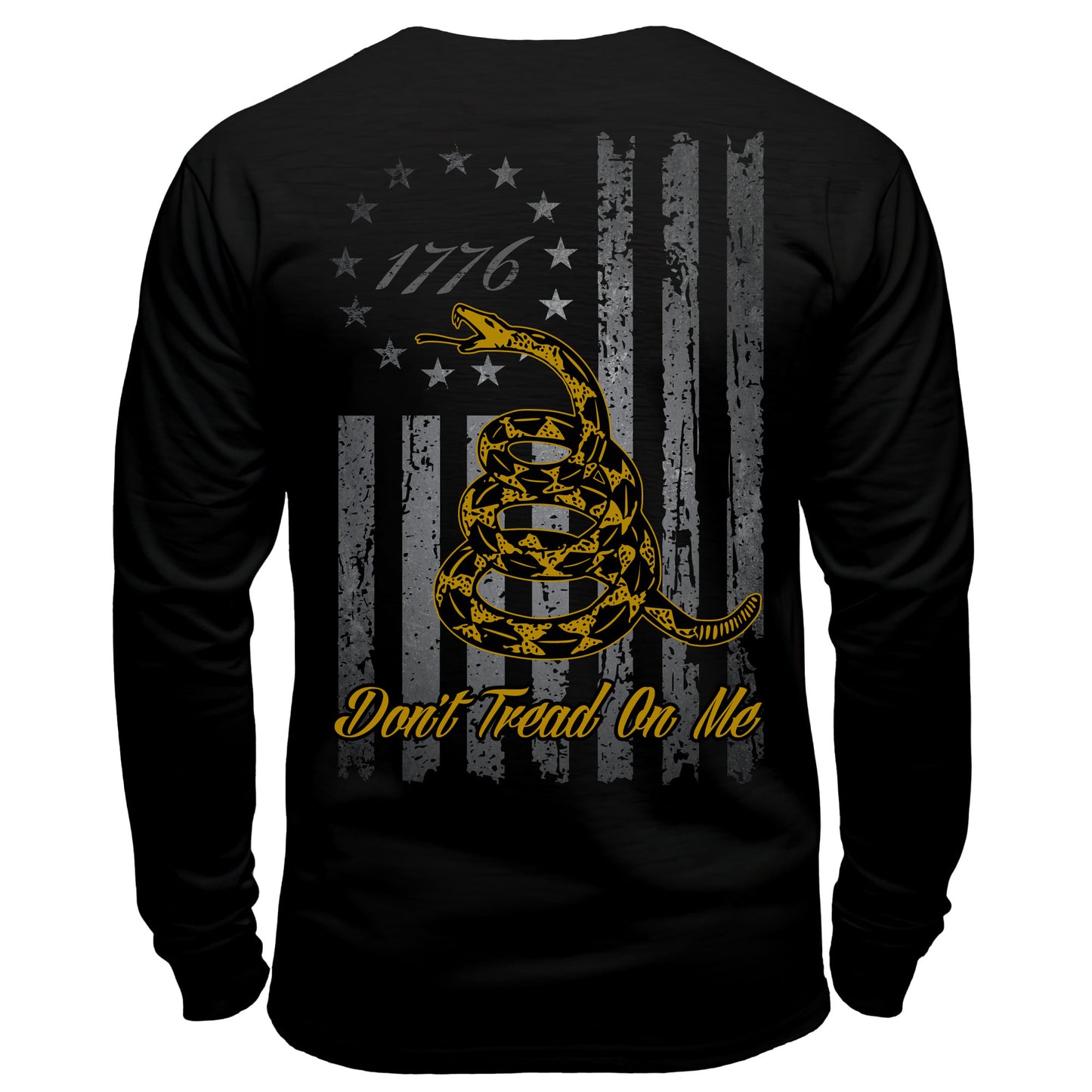 Don’t Tread On Me “1776 Gadsden Flag” Rattlesnake Long Sleeve Shirt