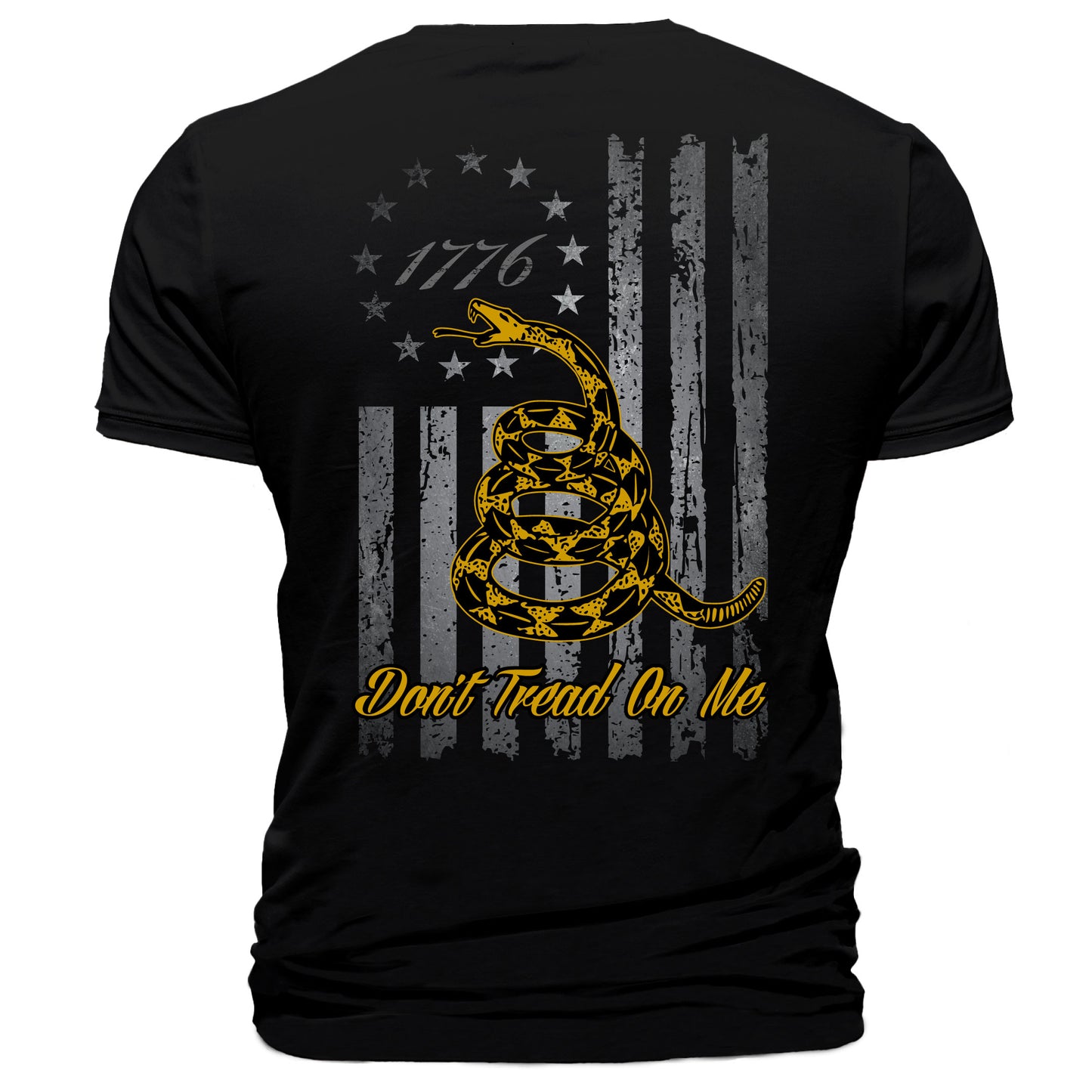 Don’t Tread On Me T-Shirt “1776 Gadsden Flag” Rattlesnake