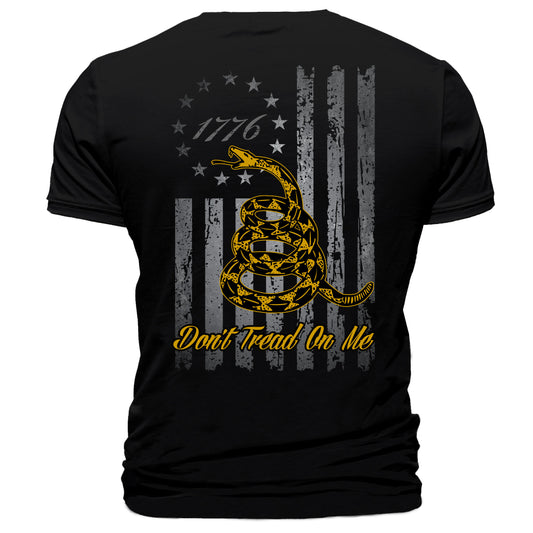 Don’t Tread On Me T-Shirt “1776 Gadsden Flag” Rattlesnake