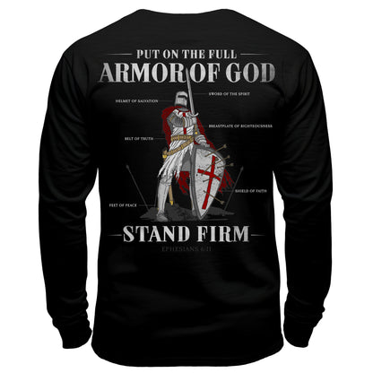 Full Armor of God Long Sleeve Shirt "Stand Firm"