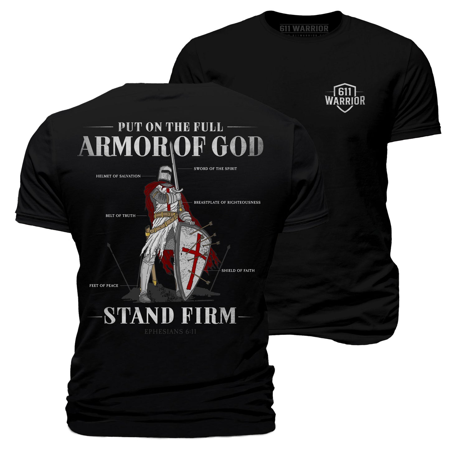 Full Armor of God T-Shirt "Stand Firm" V2