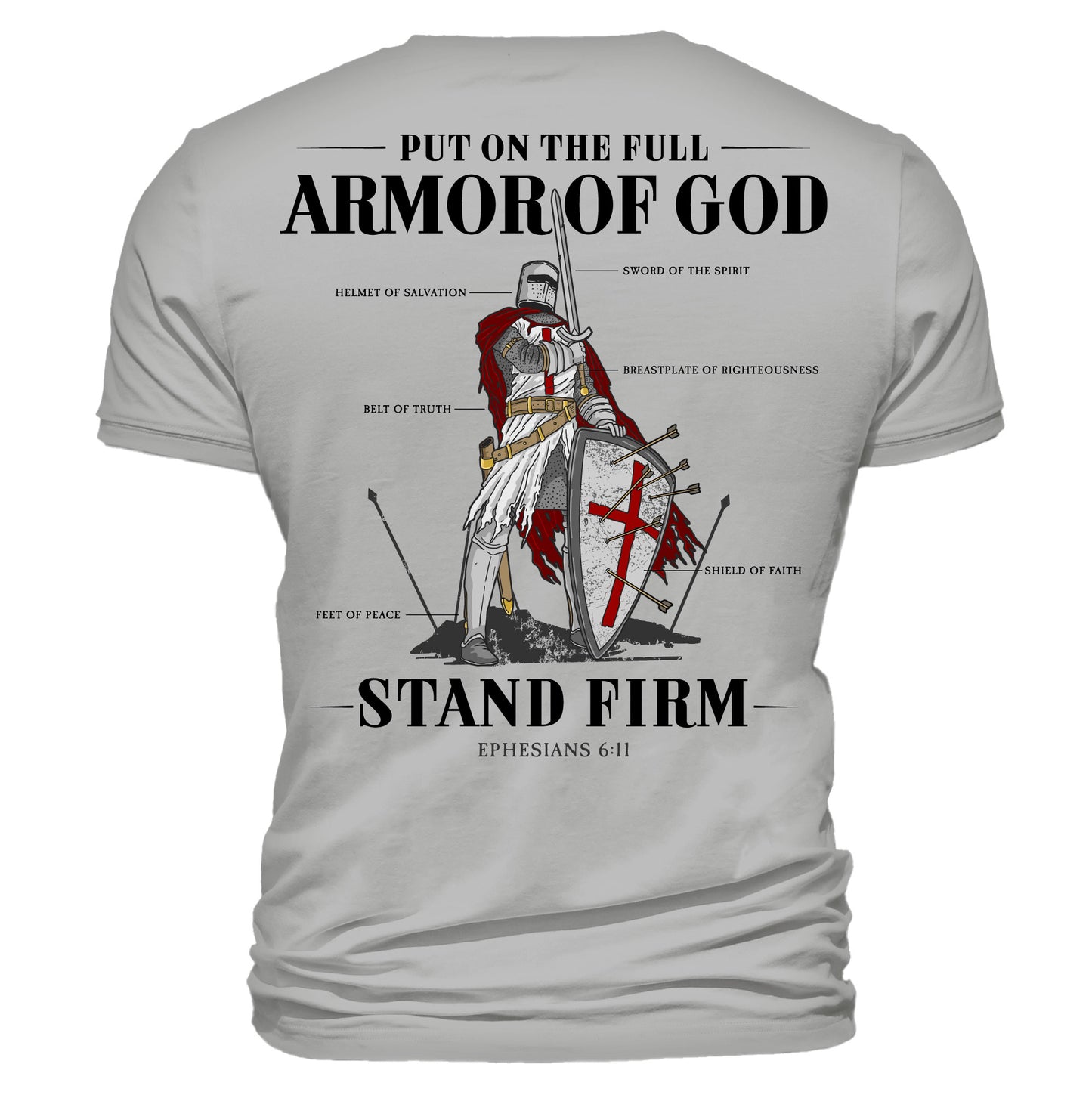 Full Armor of God T-Shirt "Stand Firm" V2