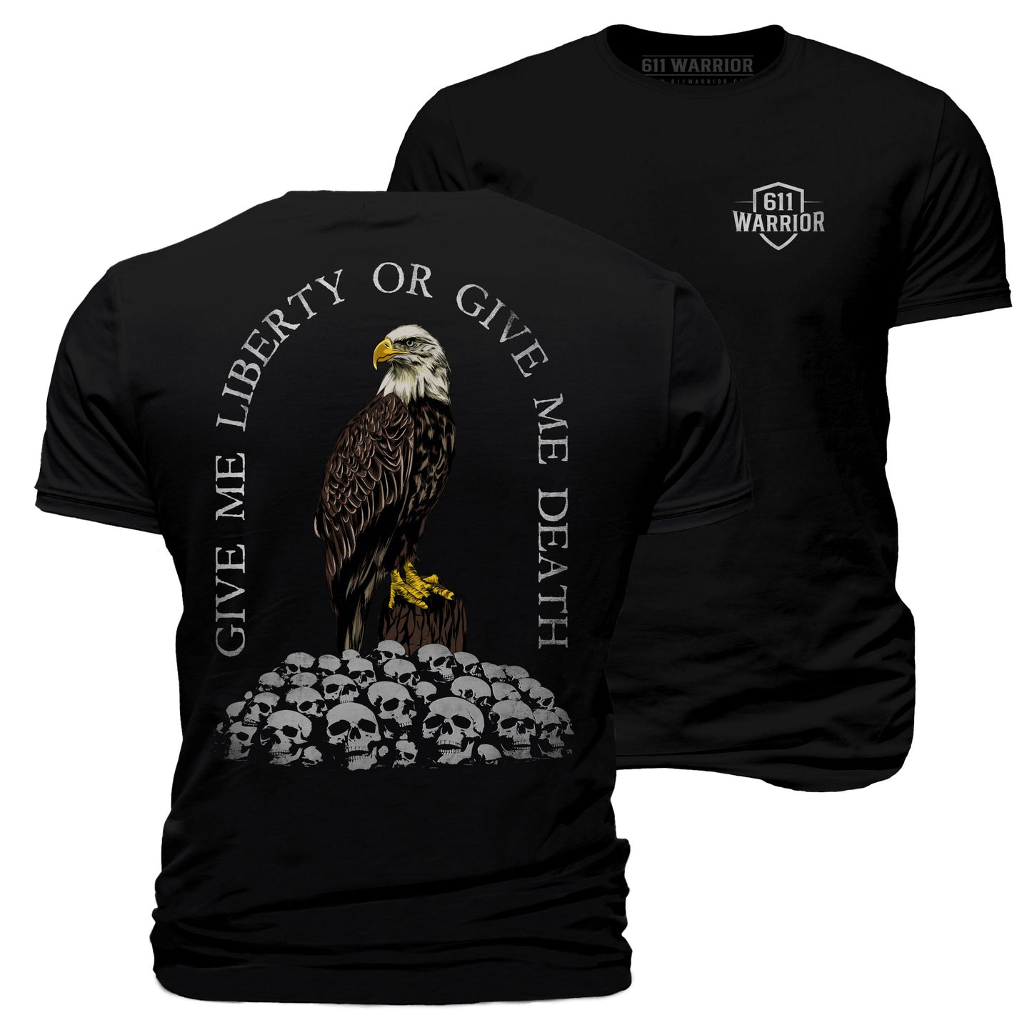Give Me Liberty or Give Me Death T-Shirt Bald Eagle