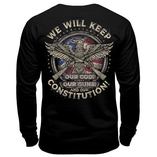 God Guns & Constitution Long Sleeve Shirt