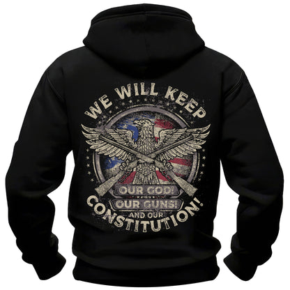 God Guns Constitution Hoodie