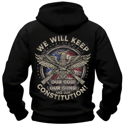 God Guns Constitution Hoodie