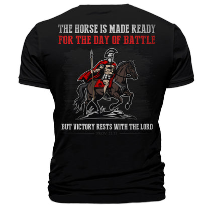 Day of Battle T-Shirt Spartan Warrior