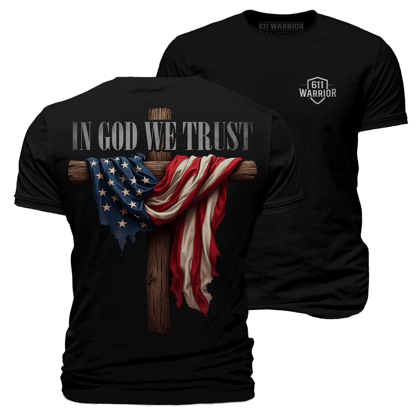 In God We Trust American Flag T-Shirt