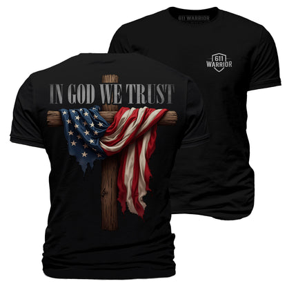 In God We Trust American Flag T-Shirt