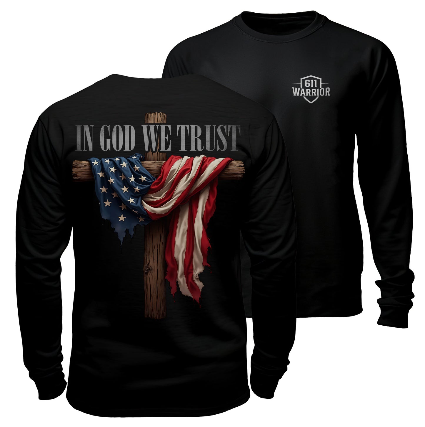 In God We Trust American Flag T-Shirt