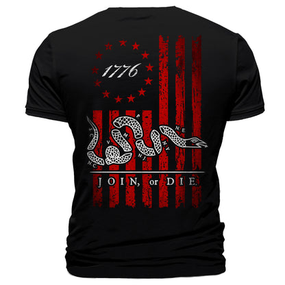 Join Or Die T-Shirt "1776" Rattlesnake