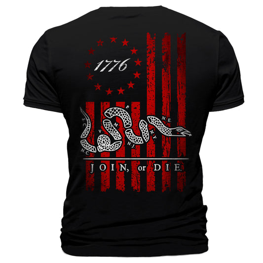 Join Or Die T-Shirt "1776" Rattlesnake