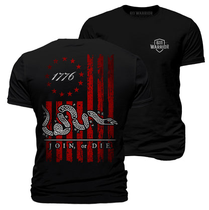Join Or Die T-Shirt "1776" Rattlesnake