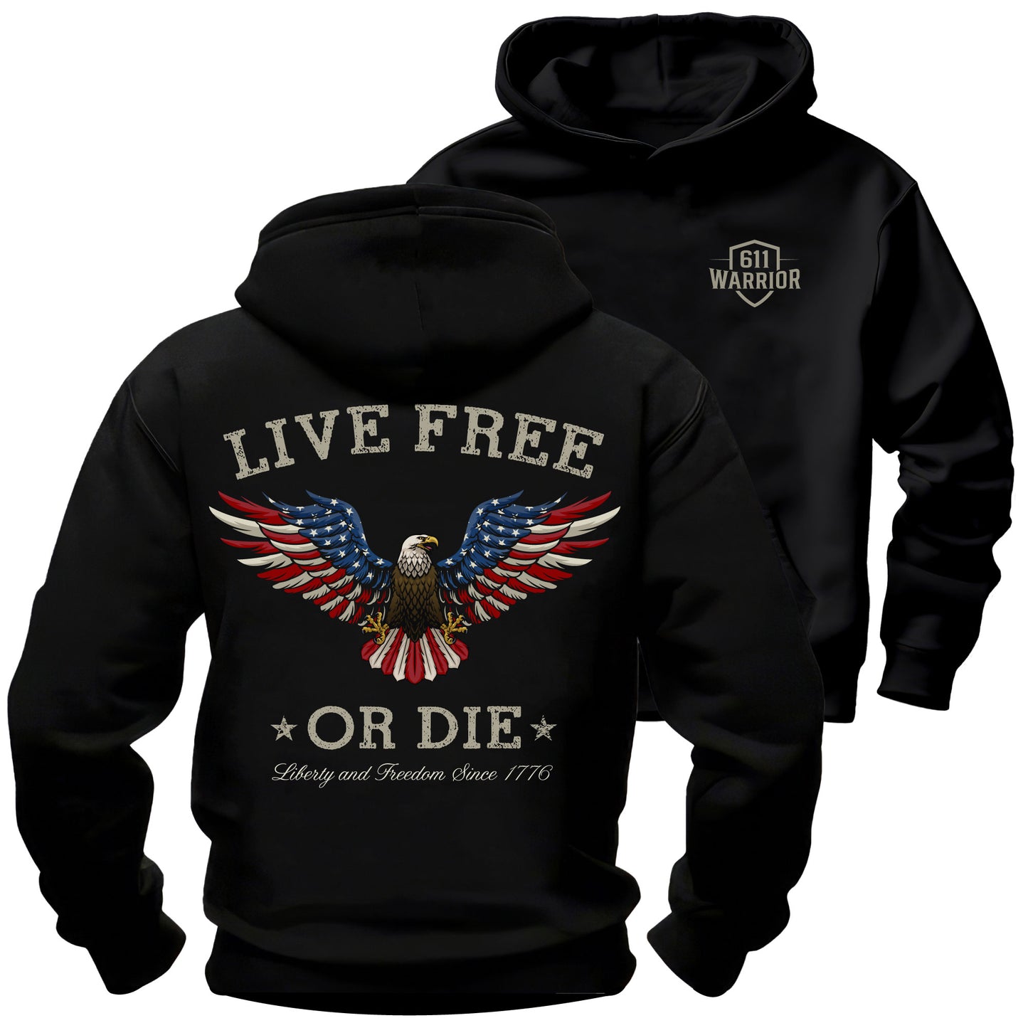 Live Free or Die Eagle Long Sleeve Shirt