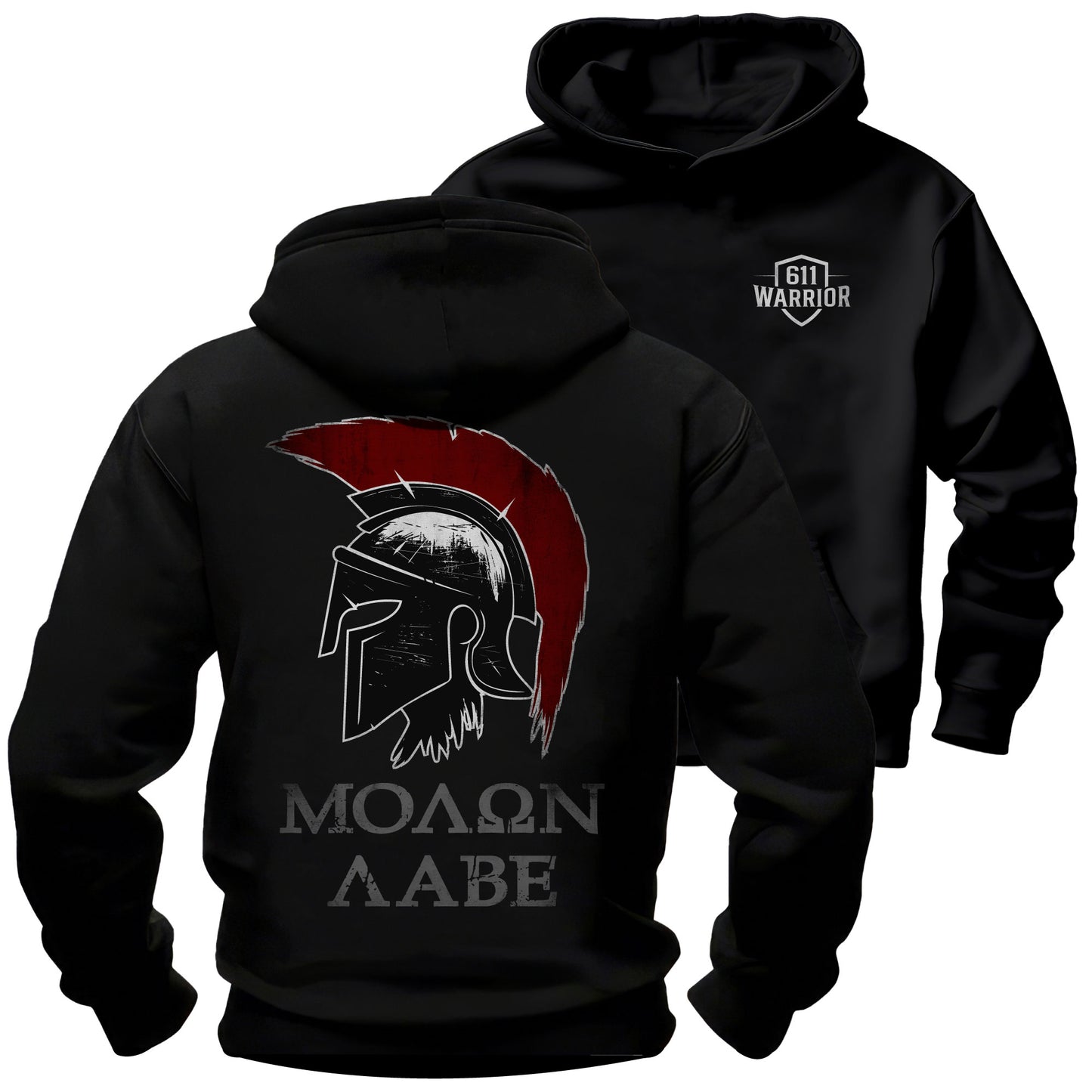 Spartan Warrior Molon Labe Hoodie