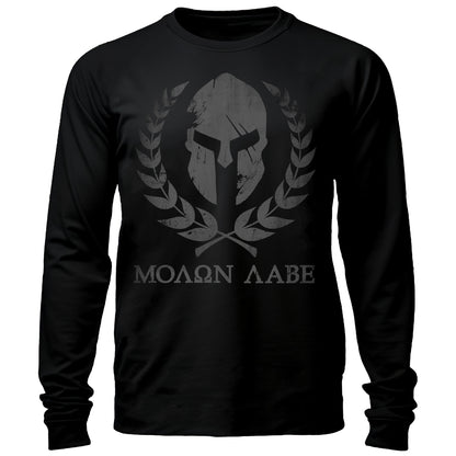 Molon Labe Spartan Helmet Long Sleeve