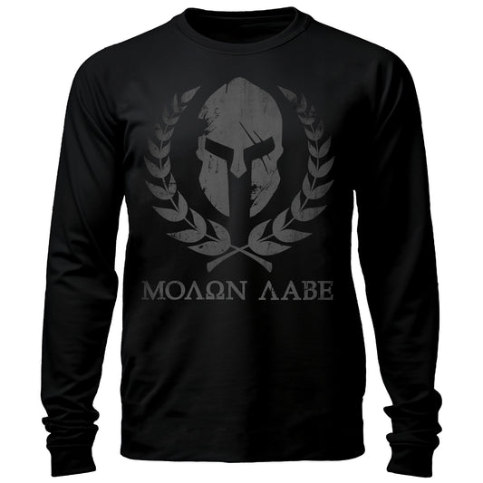Molon Labe Spartan Helmet Long Sleeve
