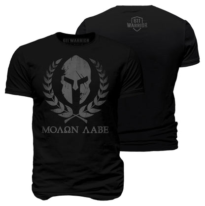Molon Labe Spartan Helmet T-Shirt V2