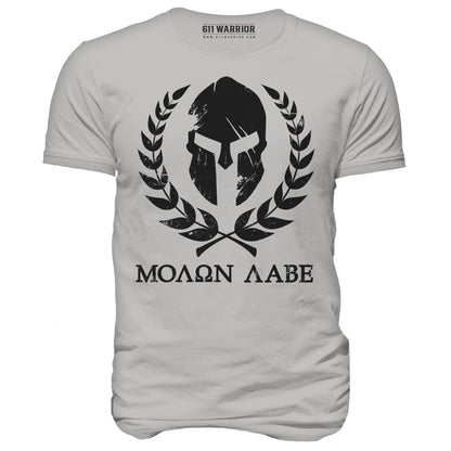 Molon Labe Spartan Helmet T-Shirt V2