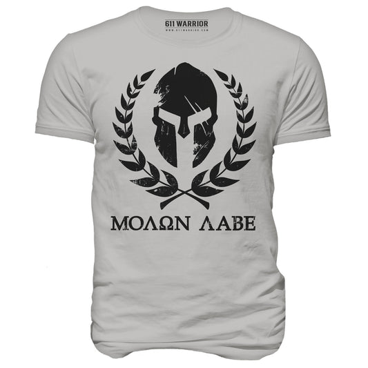 Molon Labe Spartan Helmet T-Shirt V2