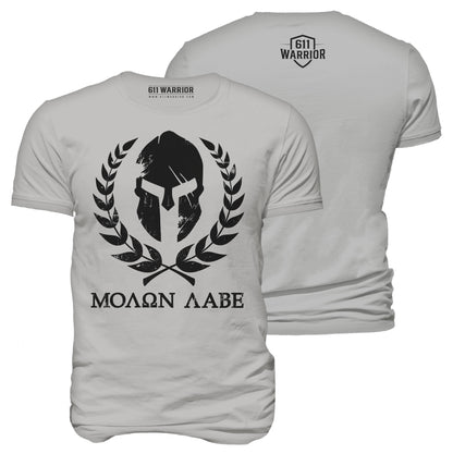 Molon Labe Spartan Helmet T-Shirt V2