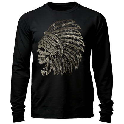 Native American Warrior Headdress T-Shirt