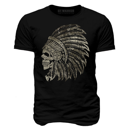 Native American Warrior Headdress T-Shirt
