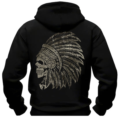 Native American Warrior Headdress Hoodie