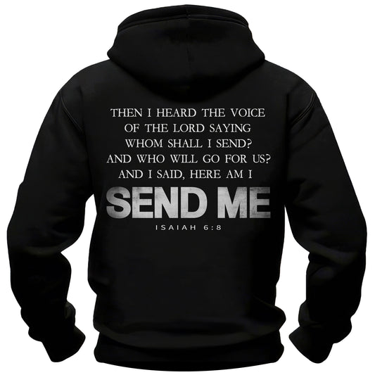 Send Me Hoodie "Isaiah 6:8" Full Verse