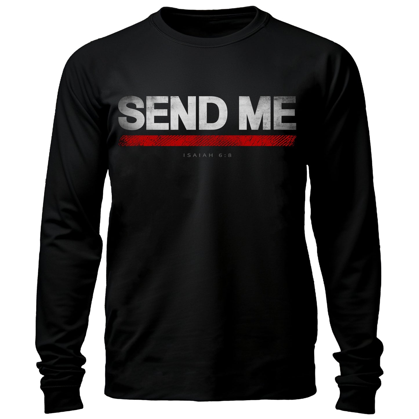 Send Me Thin Red Line Firefighter Long Sleeve Shirt