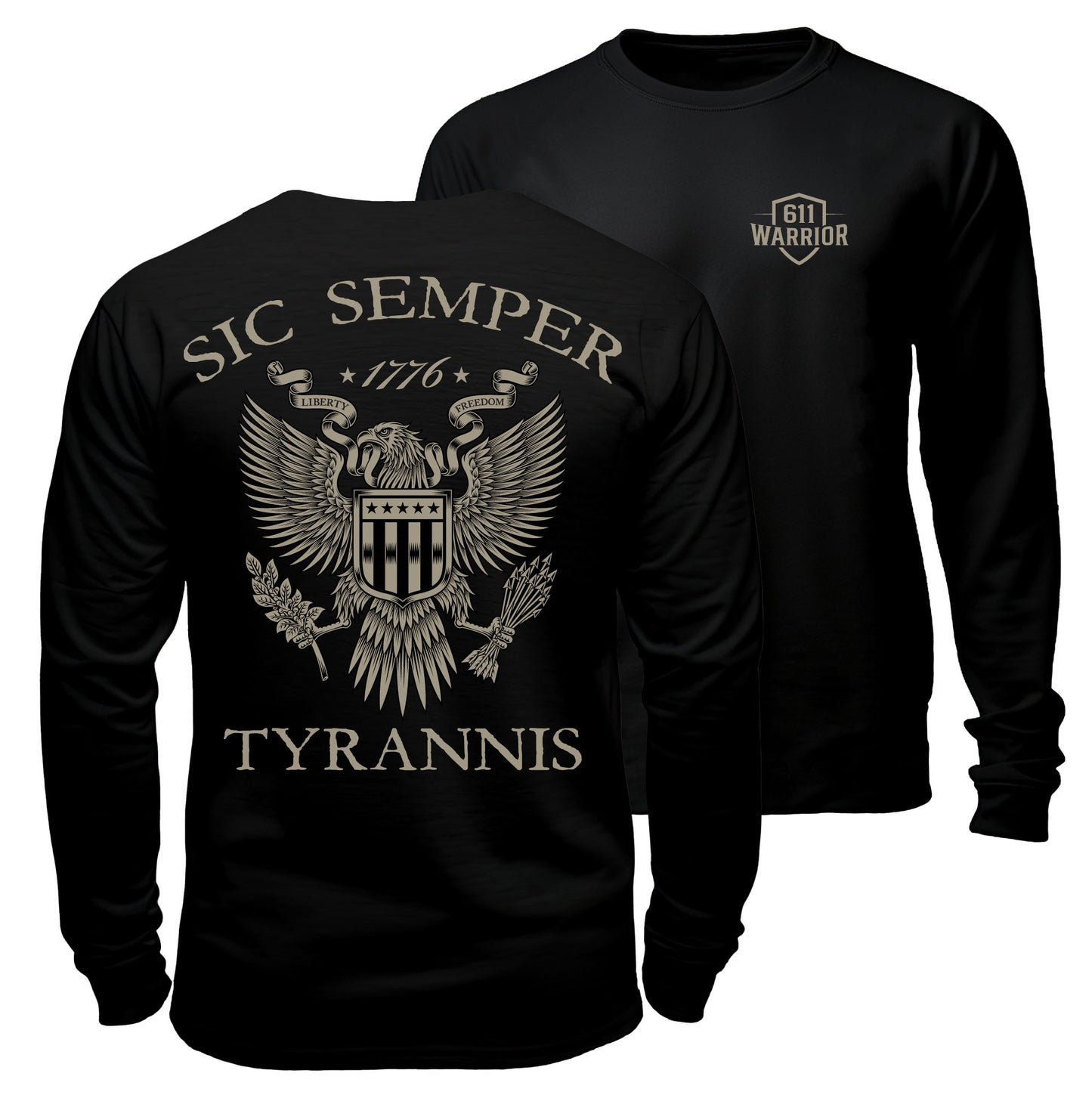 Sic Semper Tyrannis T-Shirt "1776 Liberty & Freedom"