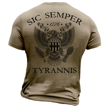 Sic Semper Tyrannis T-Shirt "1776 Liberty & Freedom" V3