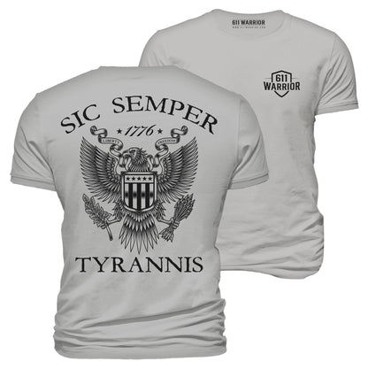 Sic Semper Tyrannis T-Shirt "1776 Liberty & Freedom" V3