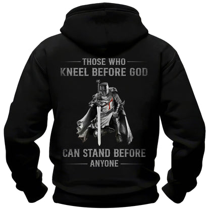 Those Who Kneel Before God Warrior Hoodie