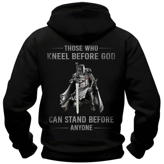 Those Who Kneel Before God Warrior Hoodie