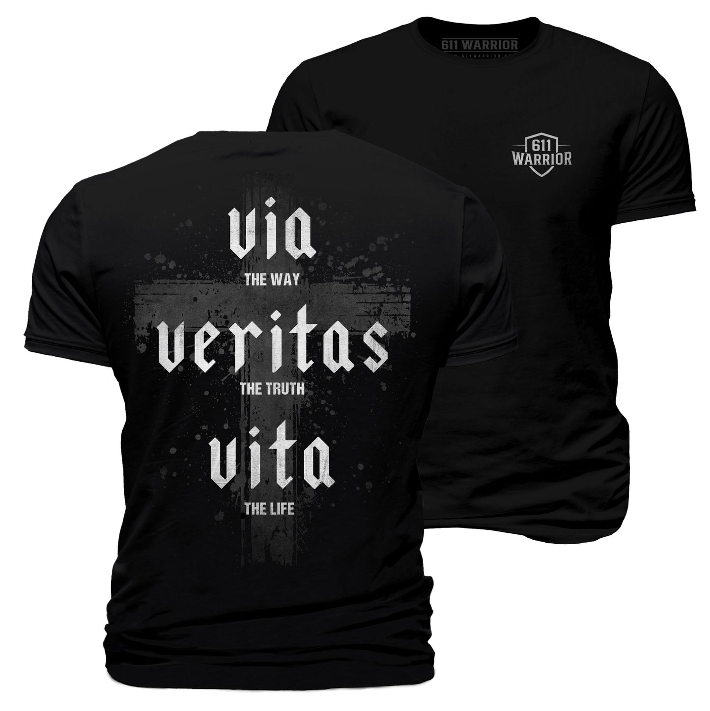 Via Veritas Vita Cross T-Shirt