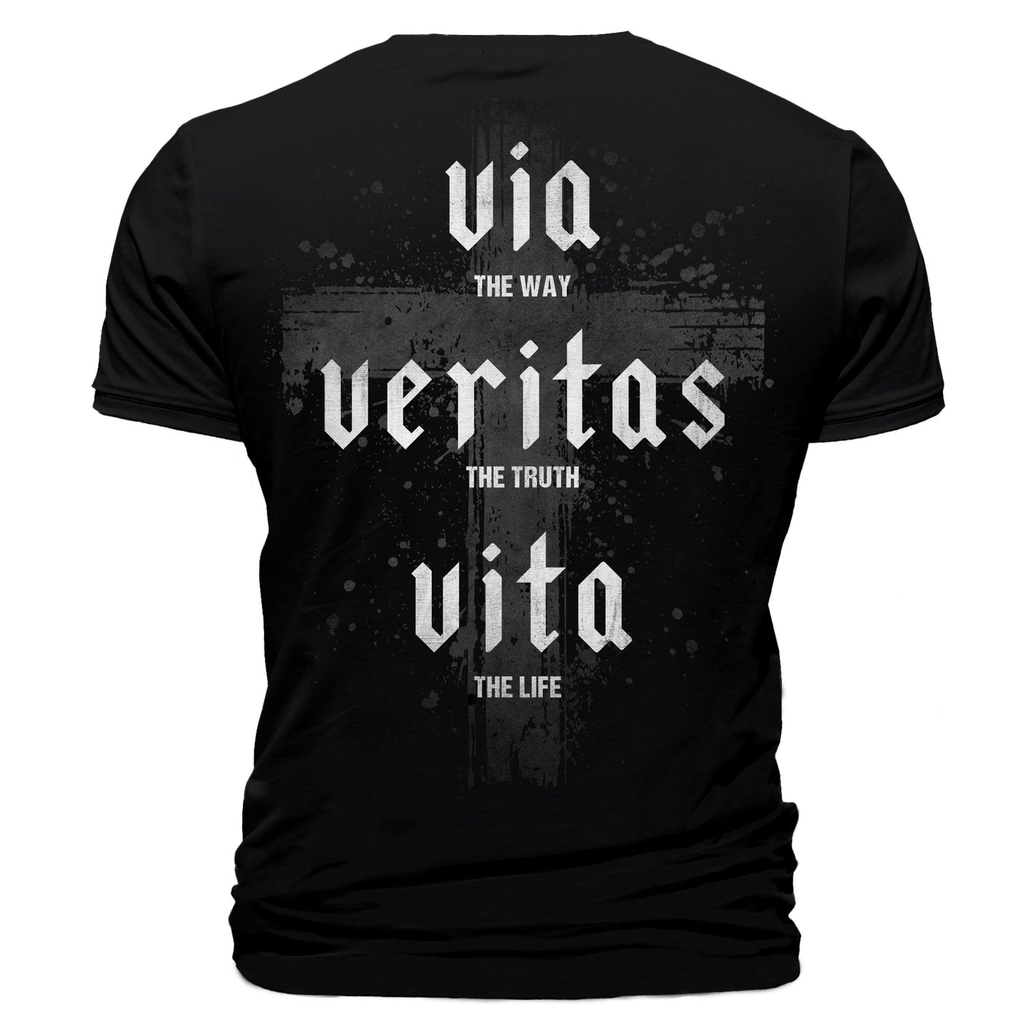 Via Veritas Vita Cross T-Shirt