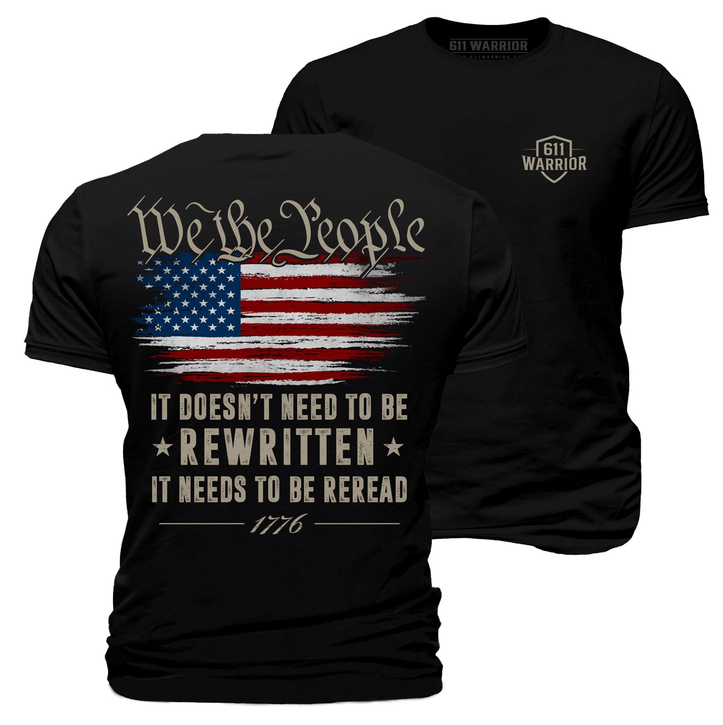 We The People 1776 Rewritten Reread T-Shirt V2