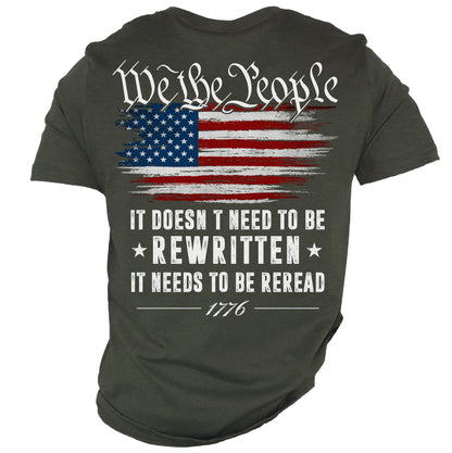 We The People 1776 Rewritten Reread T-Shirt V2