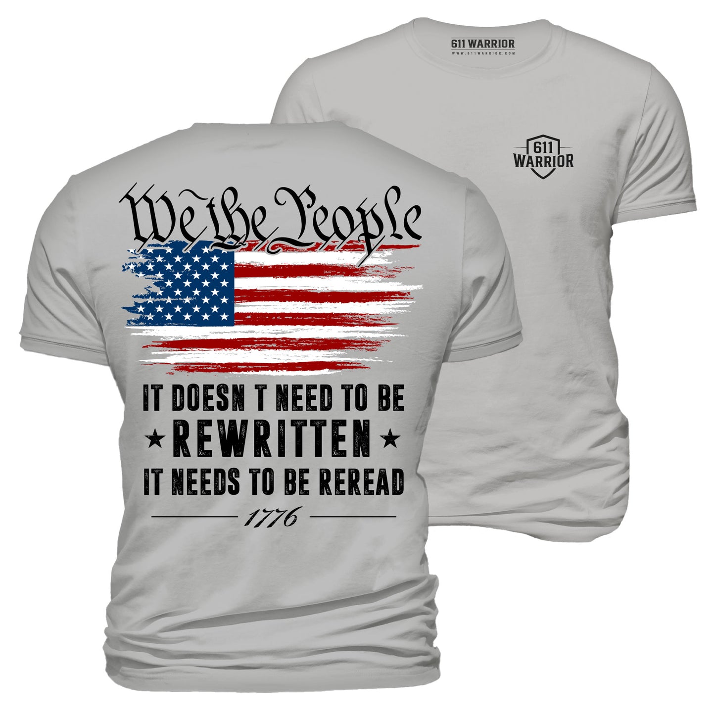 We The People 1776 Rewritten Reread T-Shirt V2